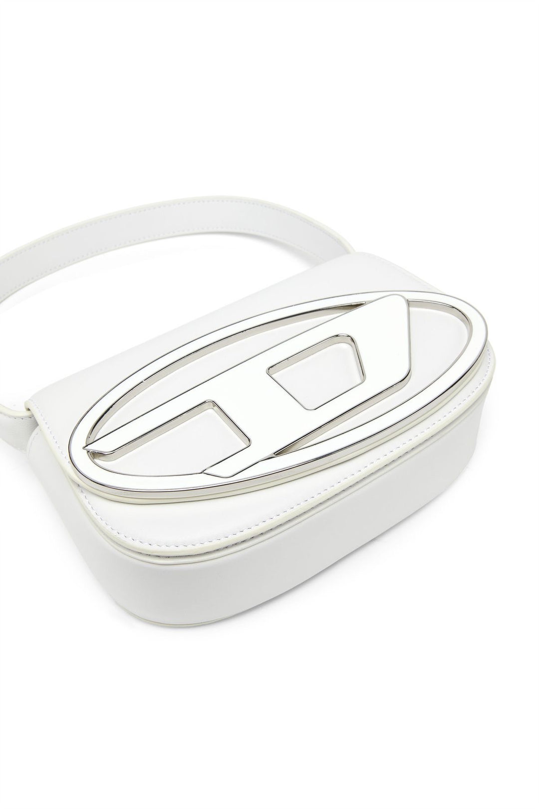 Diesel 1DR leather crossbody bag "White"