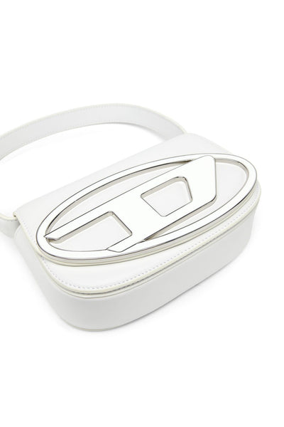 Diesel 1DR leather crossbody bag "White"