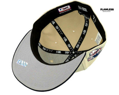 Mlb24 July4 59FIFTY Stone/Navy Fitted - New Era