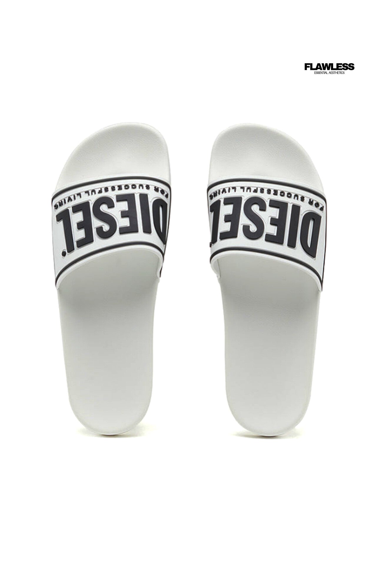 Diesel Sa-Mayemi-Pool slides with 3D Logo "White"