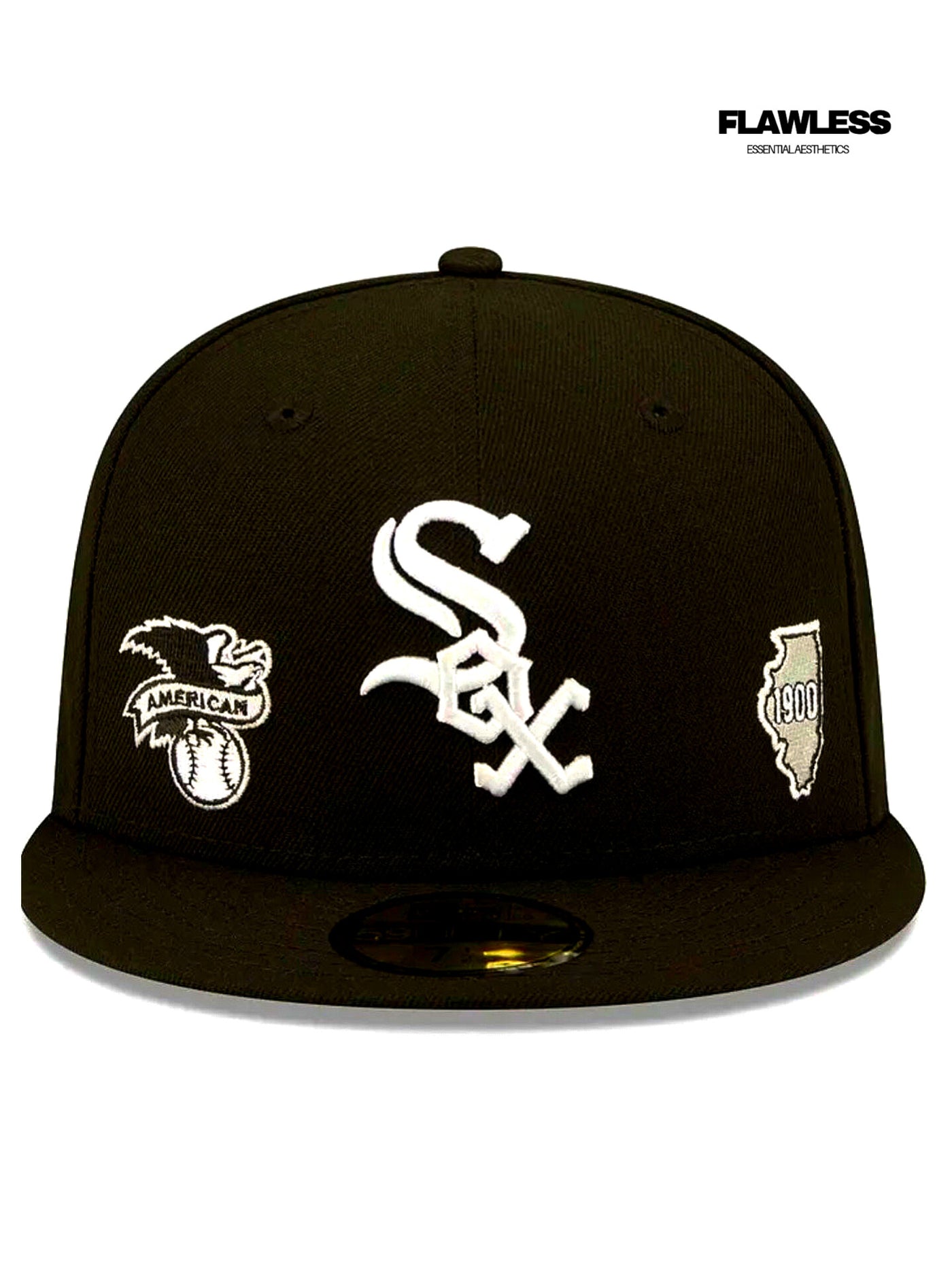 New Era Black Chicago White Sox Identity 59FIFTY Fitted Hat