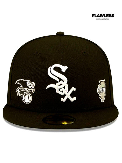 New Era Black Chicago White Sox Identity 59FIFTY Fitted Hat