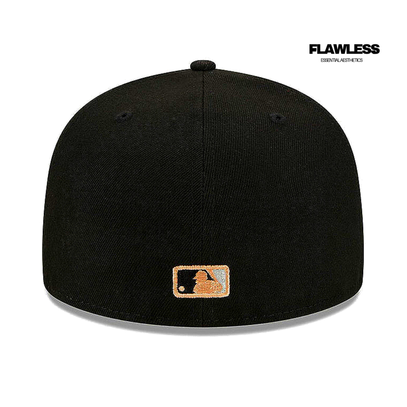 New Era Navy Atlanta Braves Gold Leaf 59FIFTY Fitted Hat