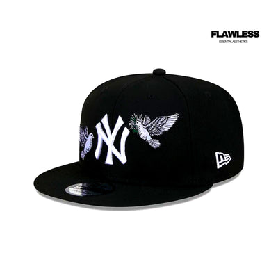 Black New York Yankees Green Bottom Peace New Era 9FIFTY Snapback