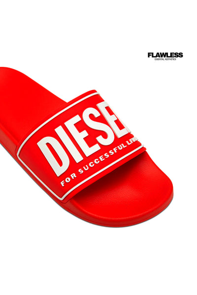 Diesel Sa-Mayemi-Pool slides with 3D Logo "Red"