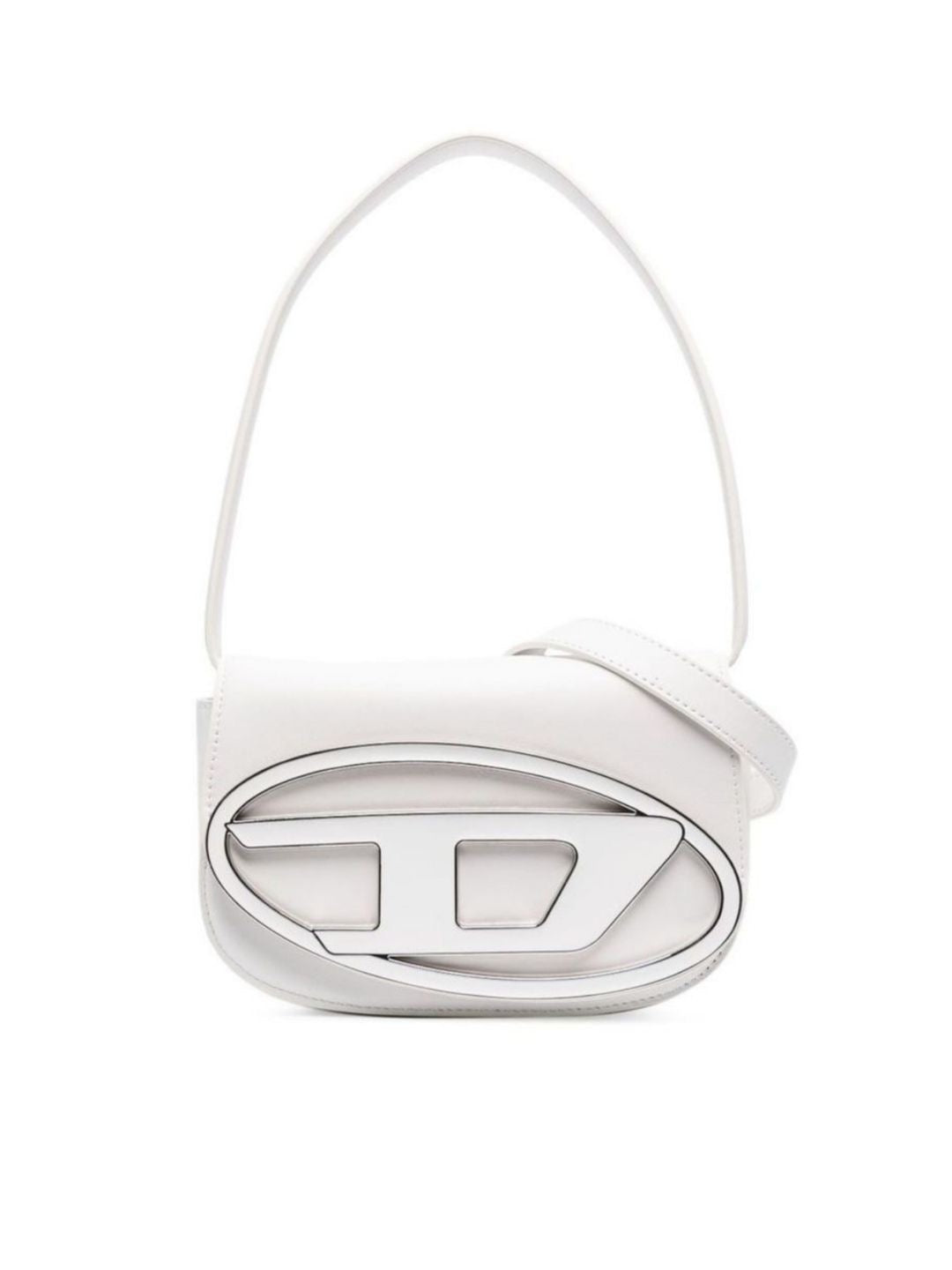 Diesel 1DR leather crossbody bag "White"