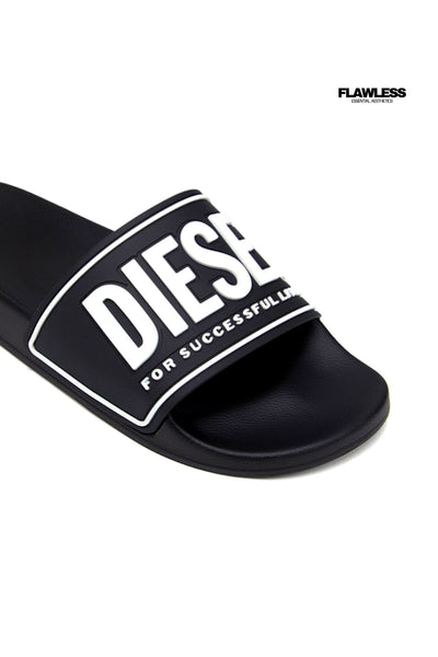Diesel Sa-Mayemi-Pool slides with 3D Logo "Black"