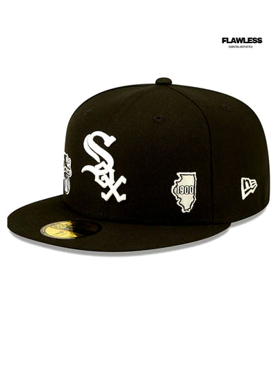 New Era Black Chicago White Sox Identity 59FIFTY Fitted Hat