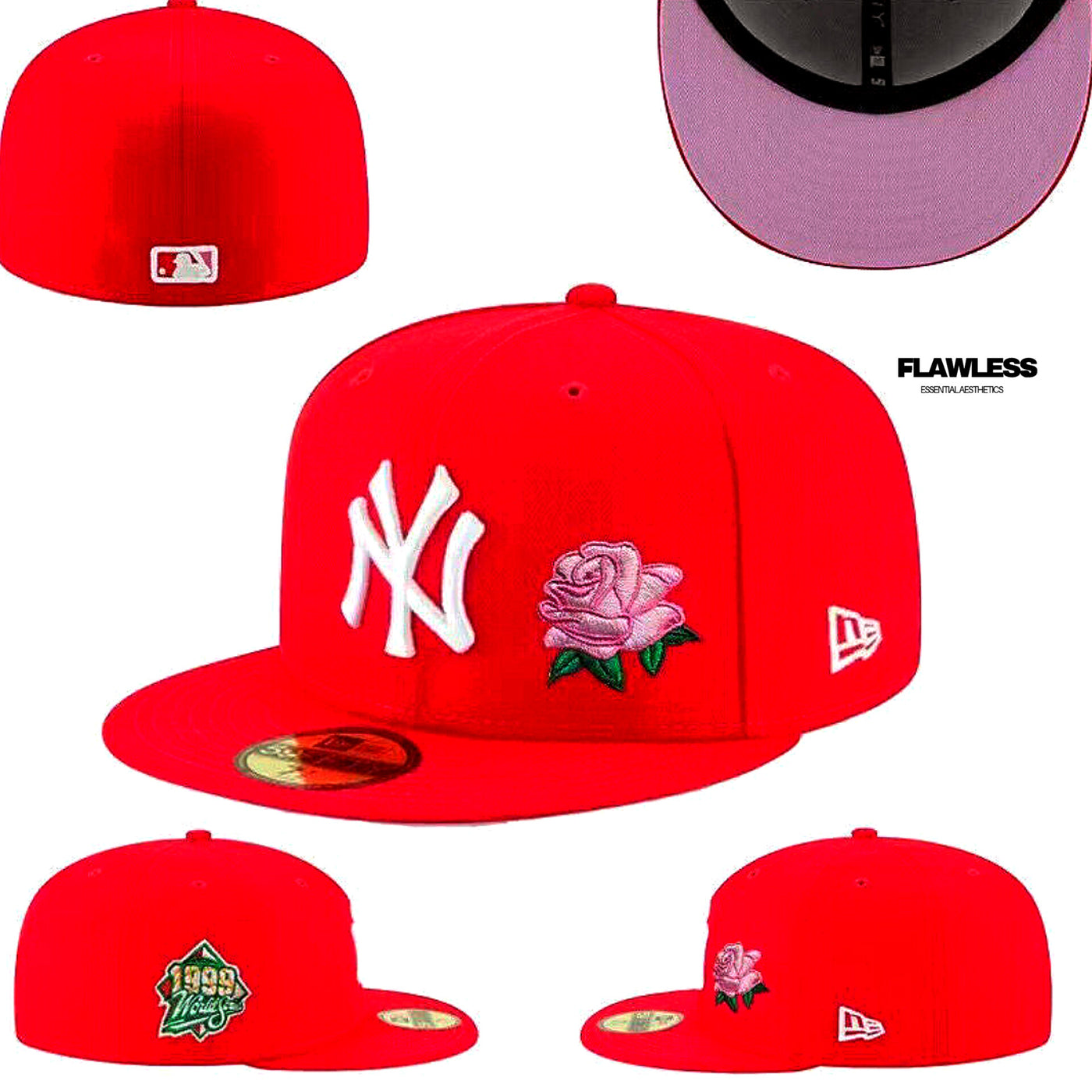 New York Yankees With Roses 59Fifty MLB