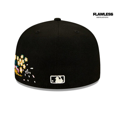 Boston Red Sox 59FIFTY Cherry Blossom Black Cap