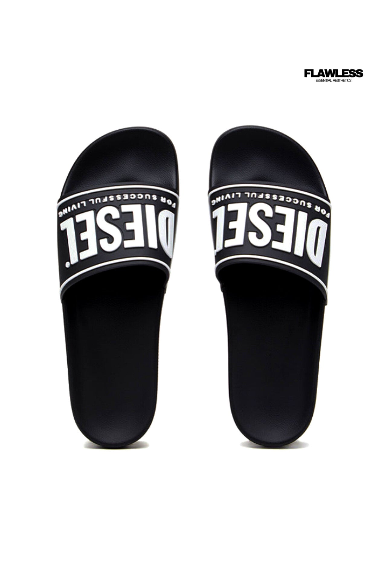 Diesel Sa-Mayemi-Pool slides with 3D Logo "Black"