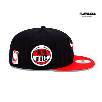 Chicago Bulls 9FIFTY Contrast Side Patch Black/Red Cap