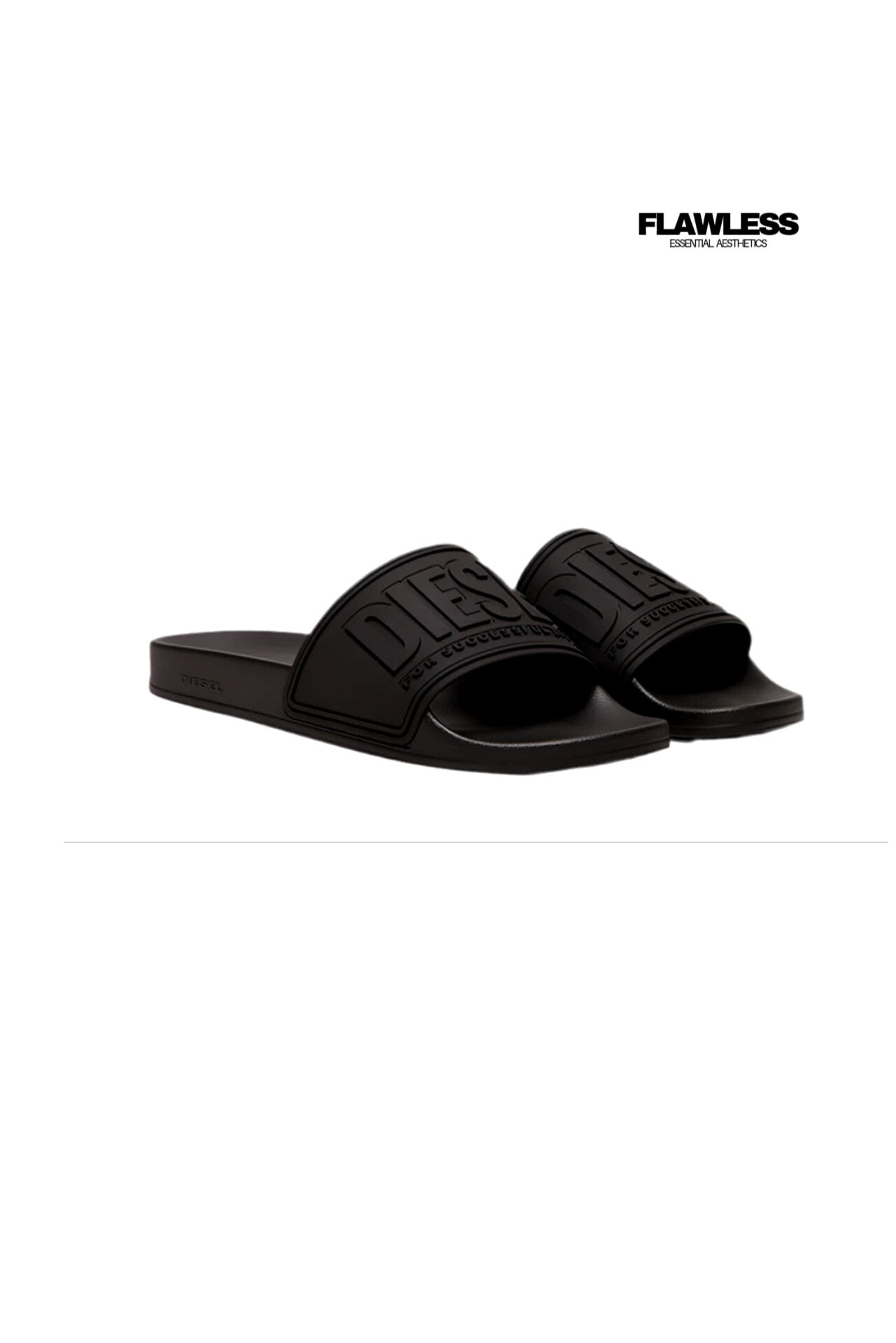 Diesel Sa-Mayemi-Pool slides with 3D Logo "All Black"