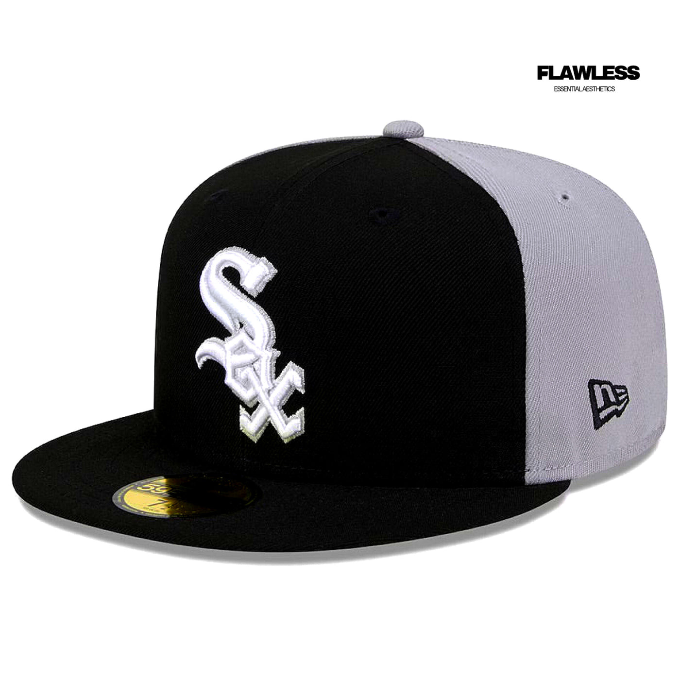 Chicago White Sox New Era Gameday Sideswipe 59FIFTY Fitted Hat - Black/Gray