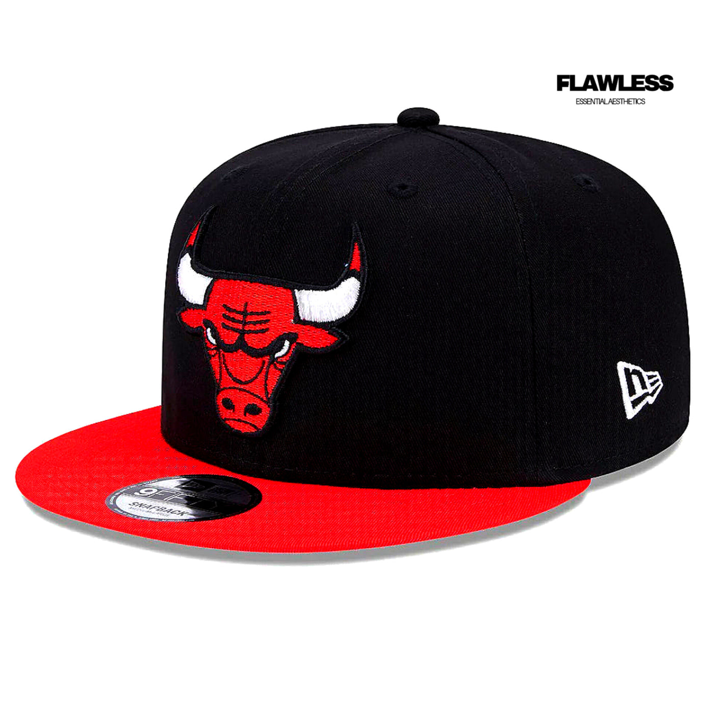 Chicago Bulls 9FIFTY Contrast Side Patch Black/Red Cap
