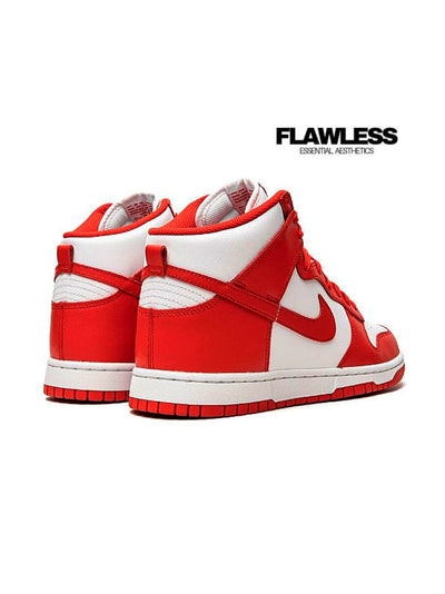 Nike Dunk High "White/University Red"